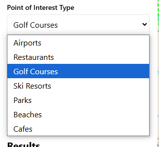 Categories example